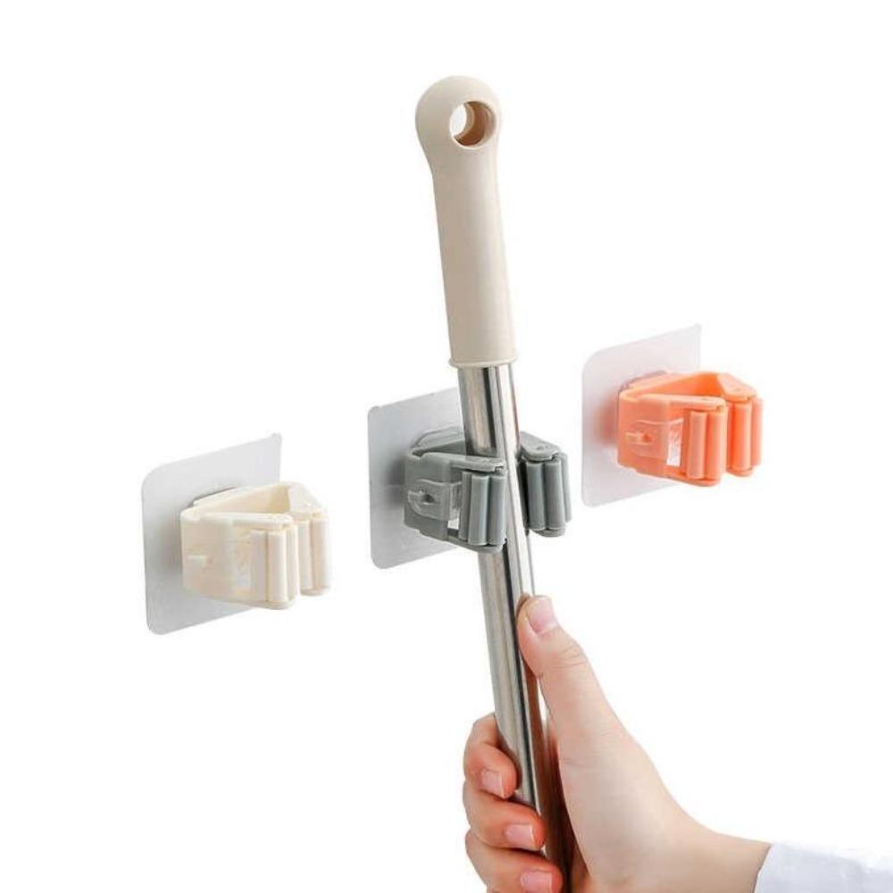 Set 4 Soporte de Pared para Trapeador Escoba