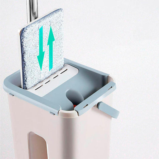 ❗Trapeador Mopa Plano y Balde Escurridor❗ ⭐⭐⭐⭐