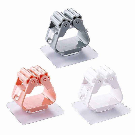 Set 4 Soporte de Pared para Trapeador Escoba